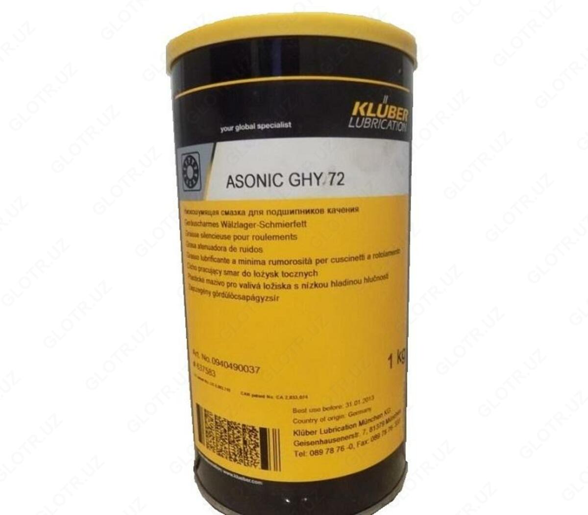 Kluber ASONIC GHY 72Ч󻬵Ĺкϳ֬ĲƷܣԴŻĲƷ֣͡Ӽͼ컷
